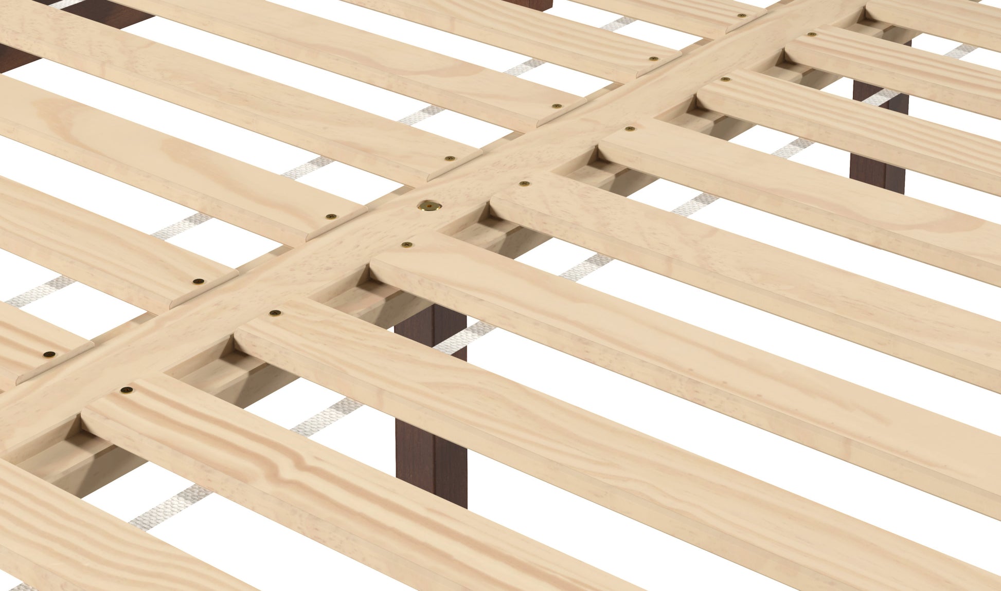 Nix Full Platform Bed Natural Dark Brown Full Dark Brown Wood