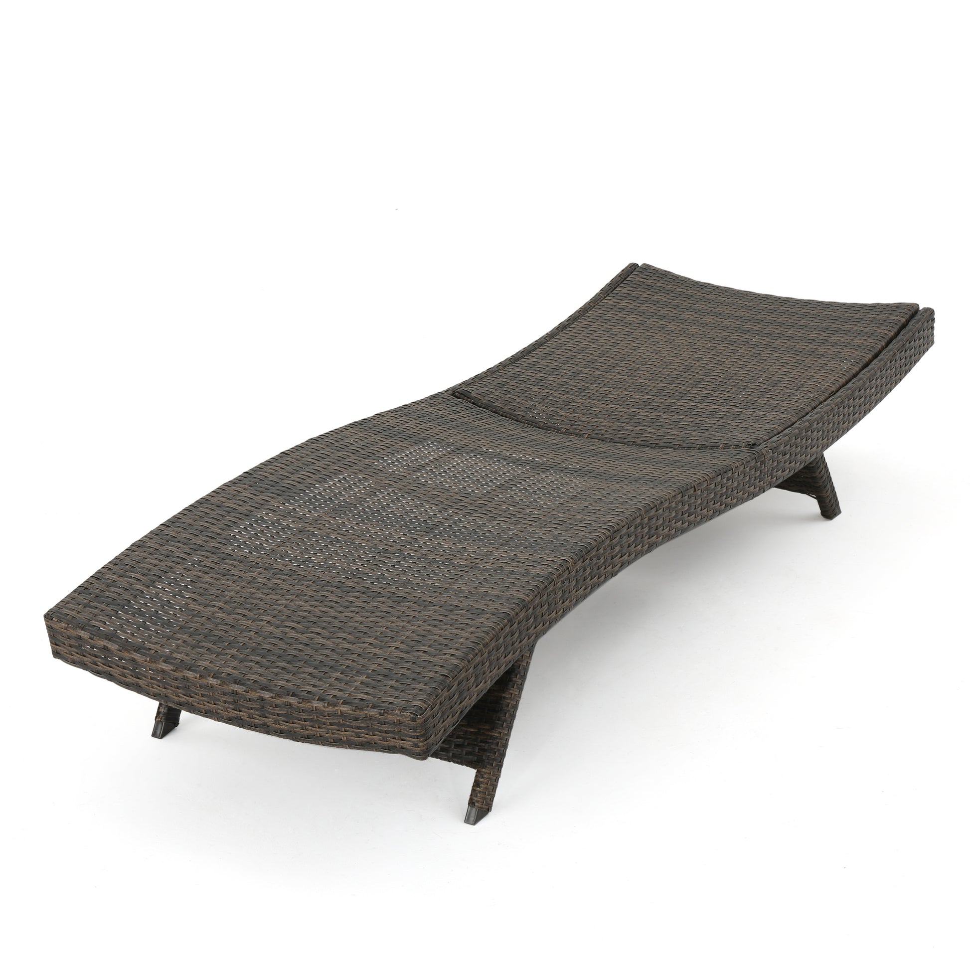 Salem Pe Wicker Chaise Lounge Mocha Rattan