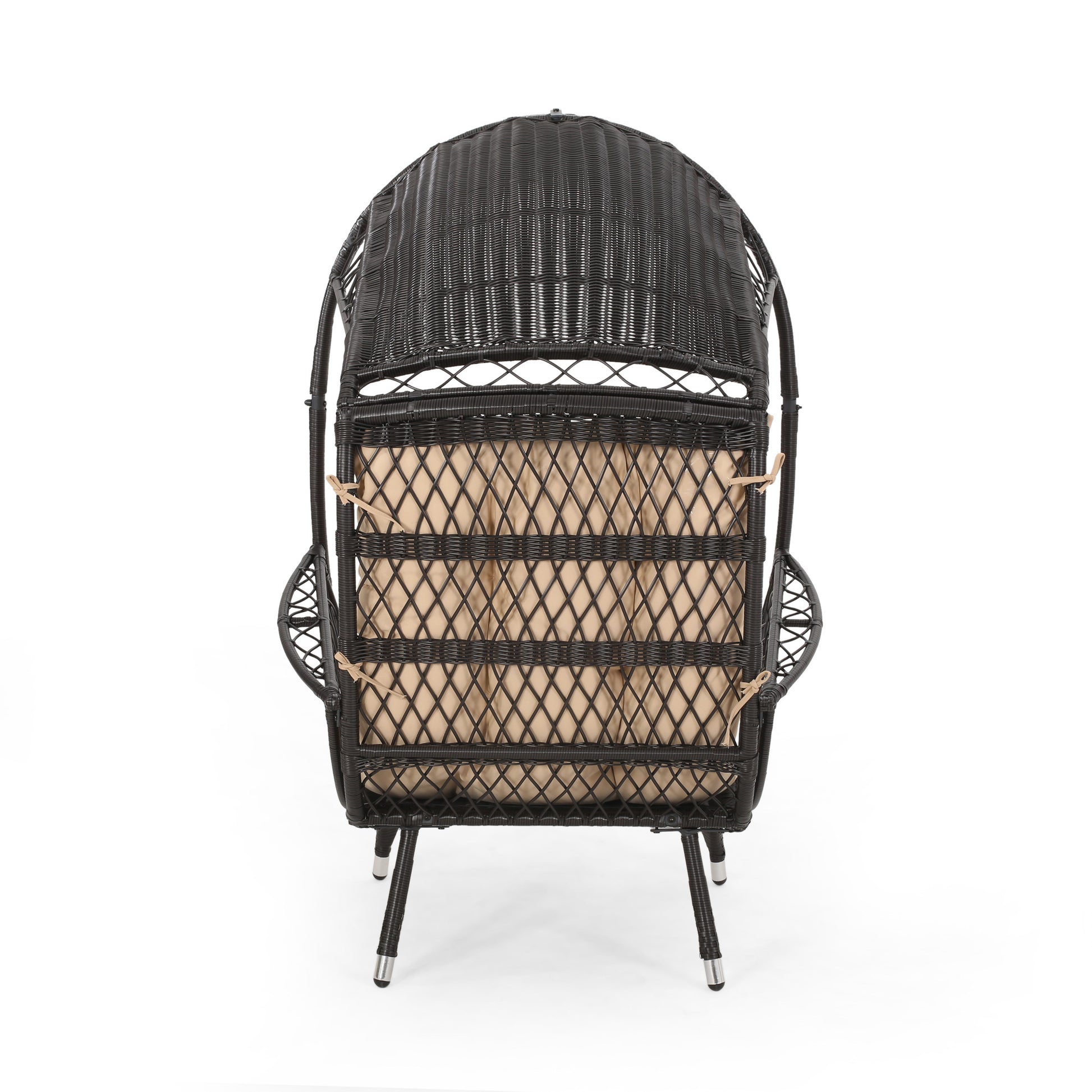 Malia Standing Basket Brown Fabric
