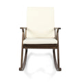 Gus Rocking Chair Brown Gray Acacia Wood