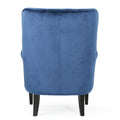 Club Chair Blue Velvet