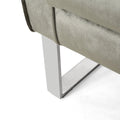 Arm Chair Grey Velvet
