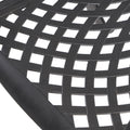 Cayman Arch Mesh I Chair Set Of 2 Black Aluminium