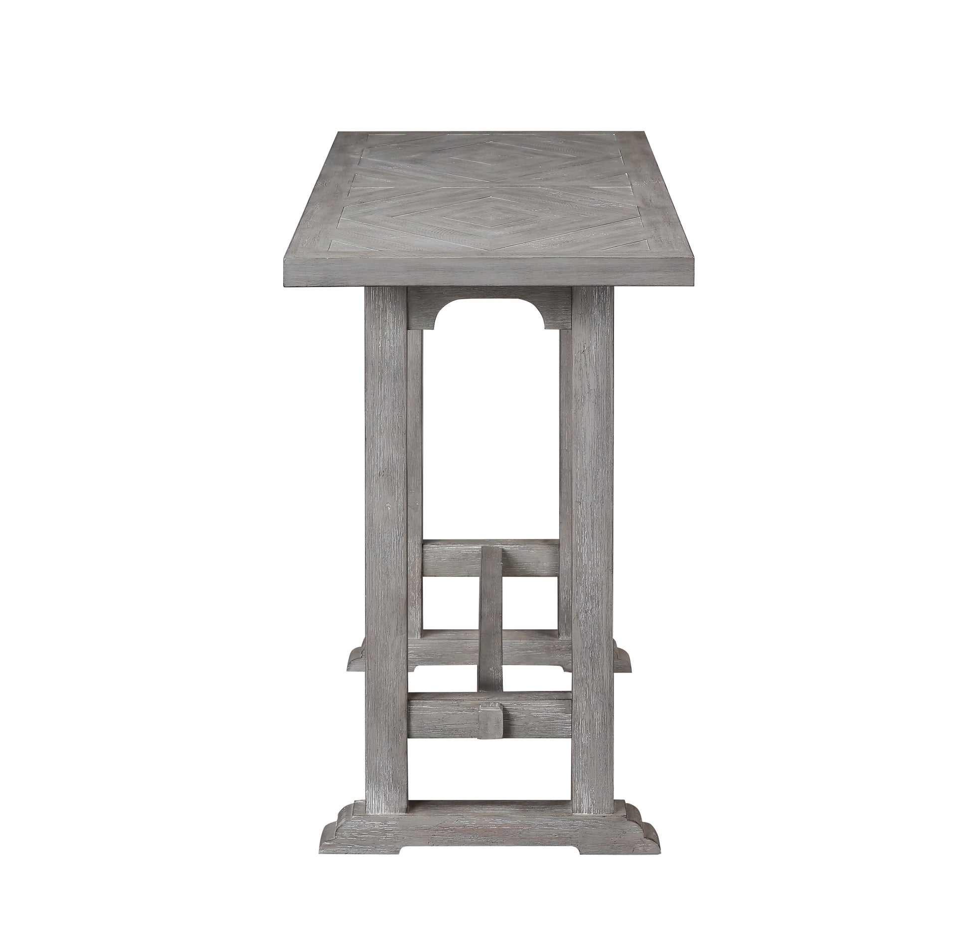 Whitford Sofa Table Gray Gray Wood