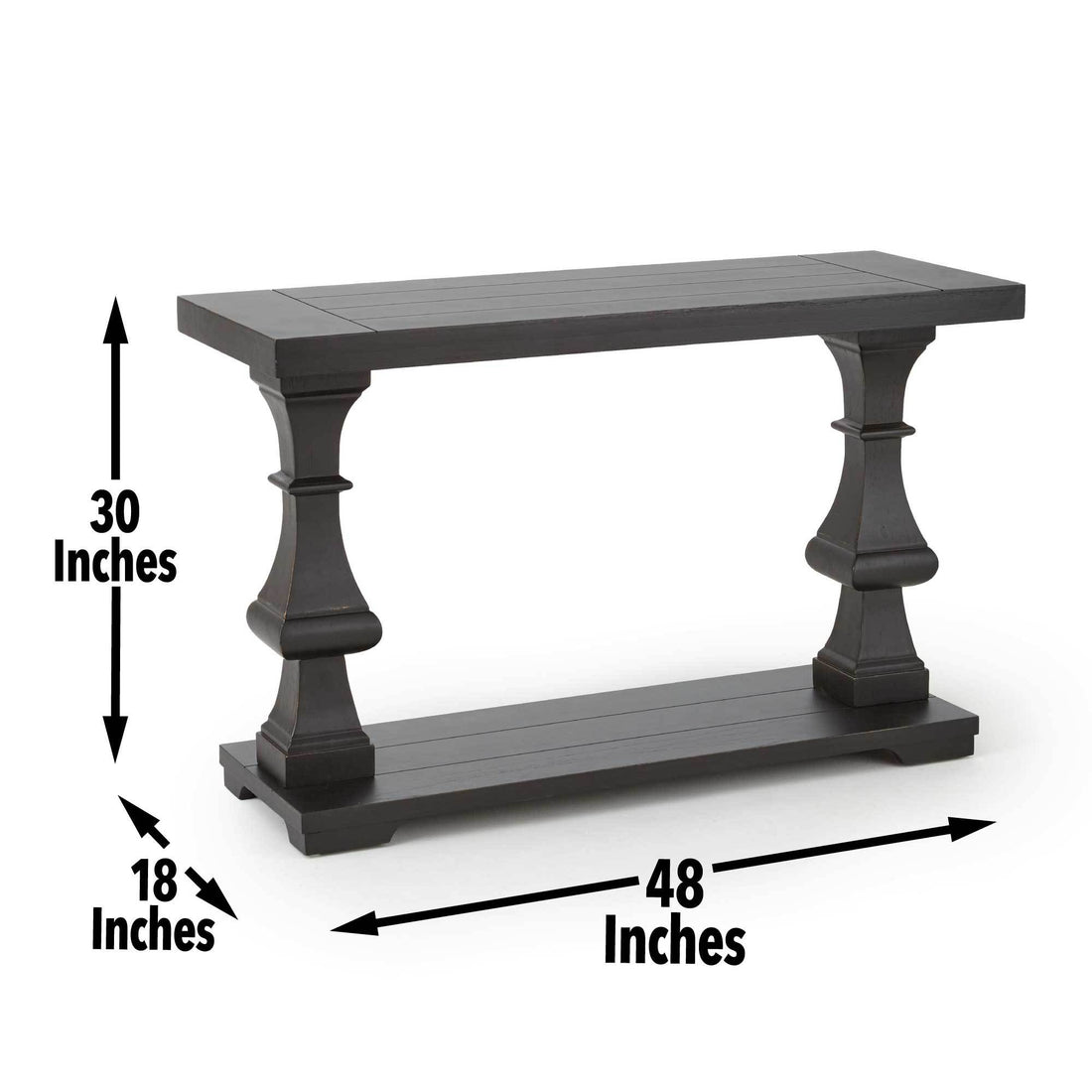 Dory Sofa Table Brown Brown Wood