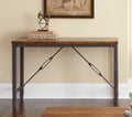 Ashford Sofa Table Brown Brown Iron