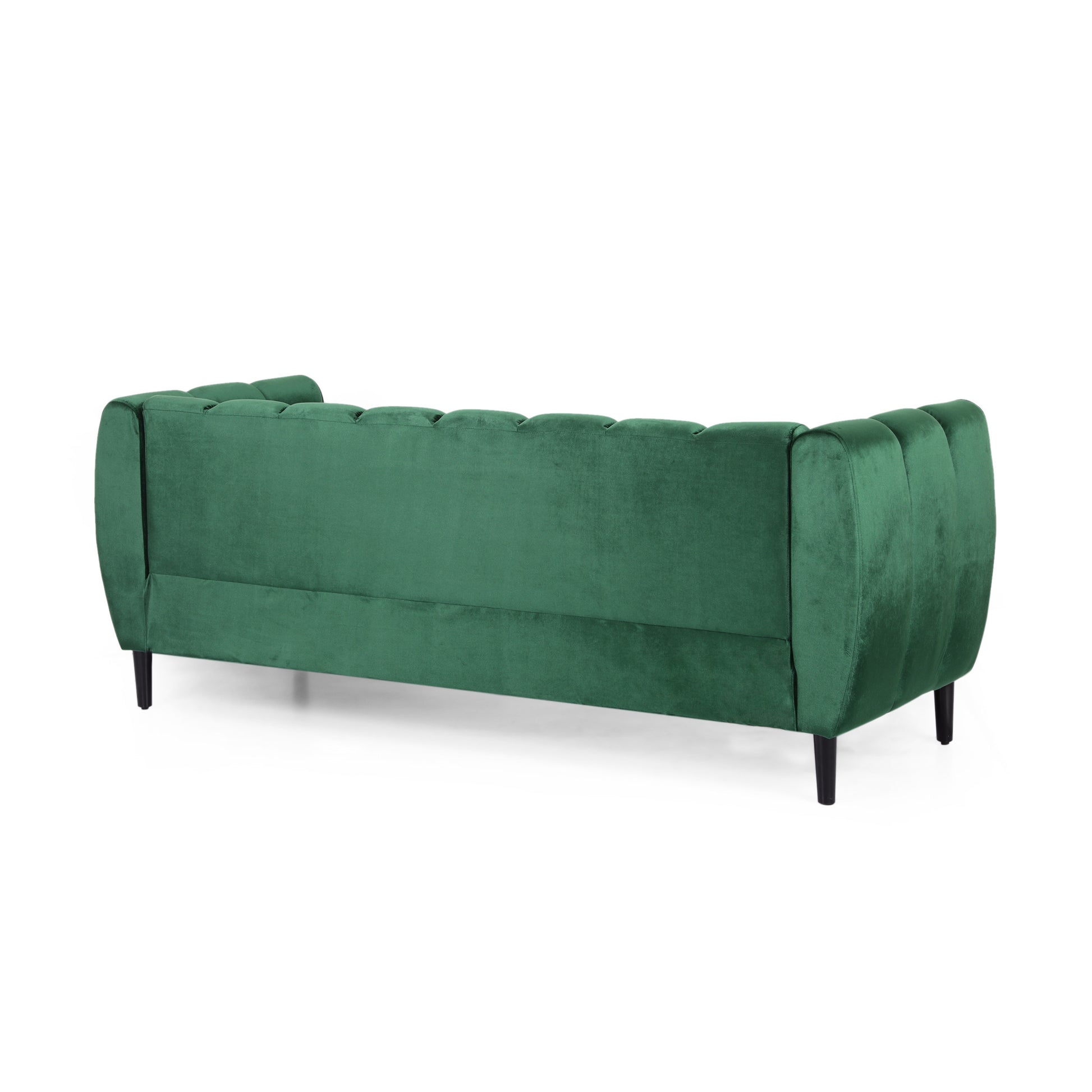 Miranda Velvet 3 Seater Sofa Emerald Velvet