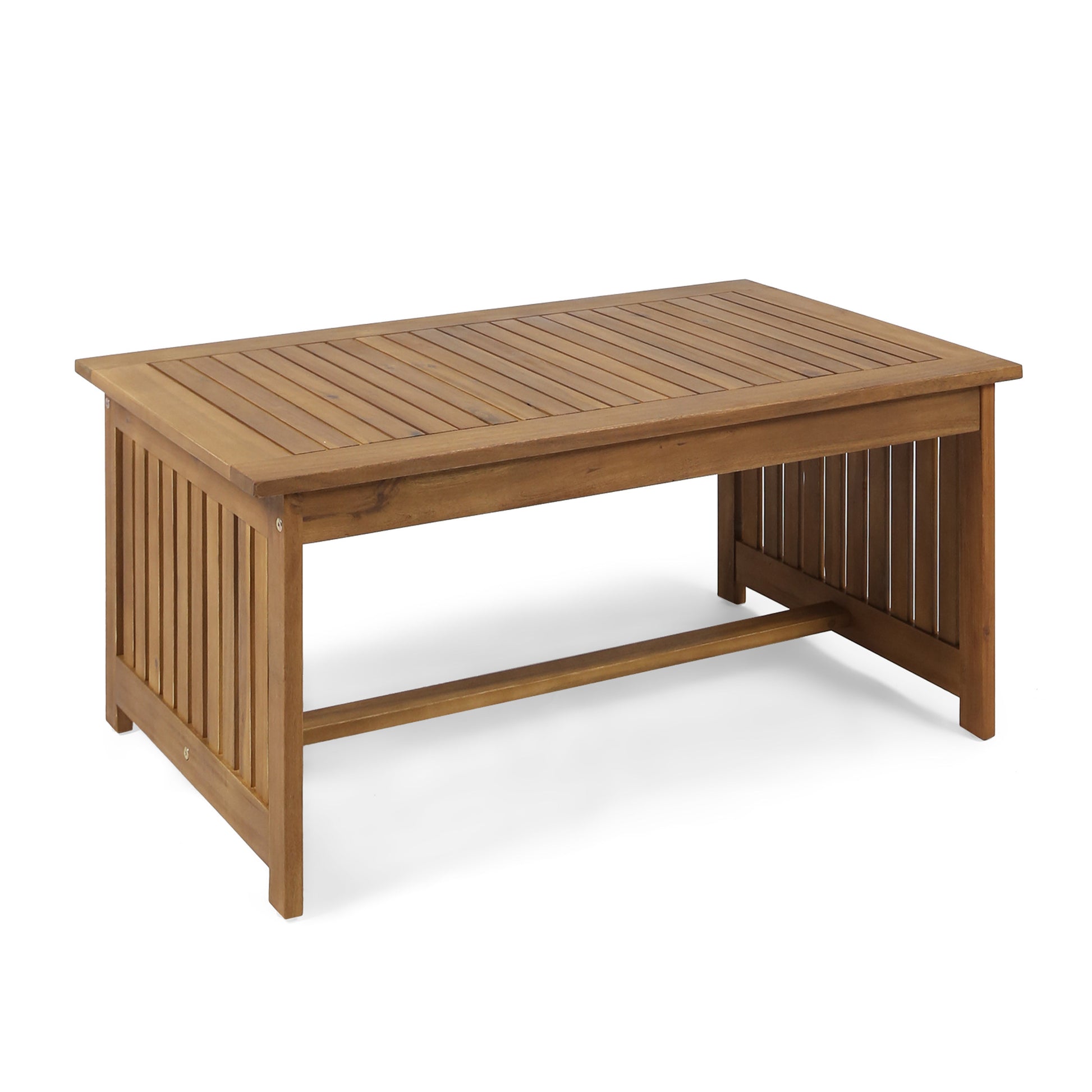 Casa Acacia Coffee Table Brown Antique Bronze Wood