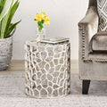 Mesh Stool Nickel Aluminium