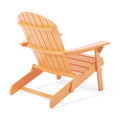 Malibu Adirondack Chair Tangerine Acacia Wood
