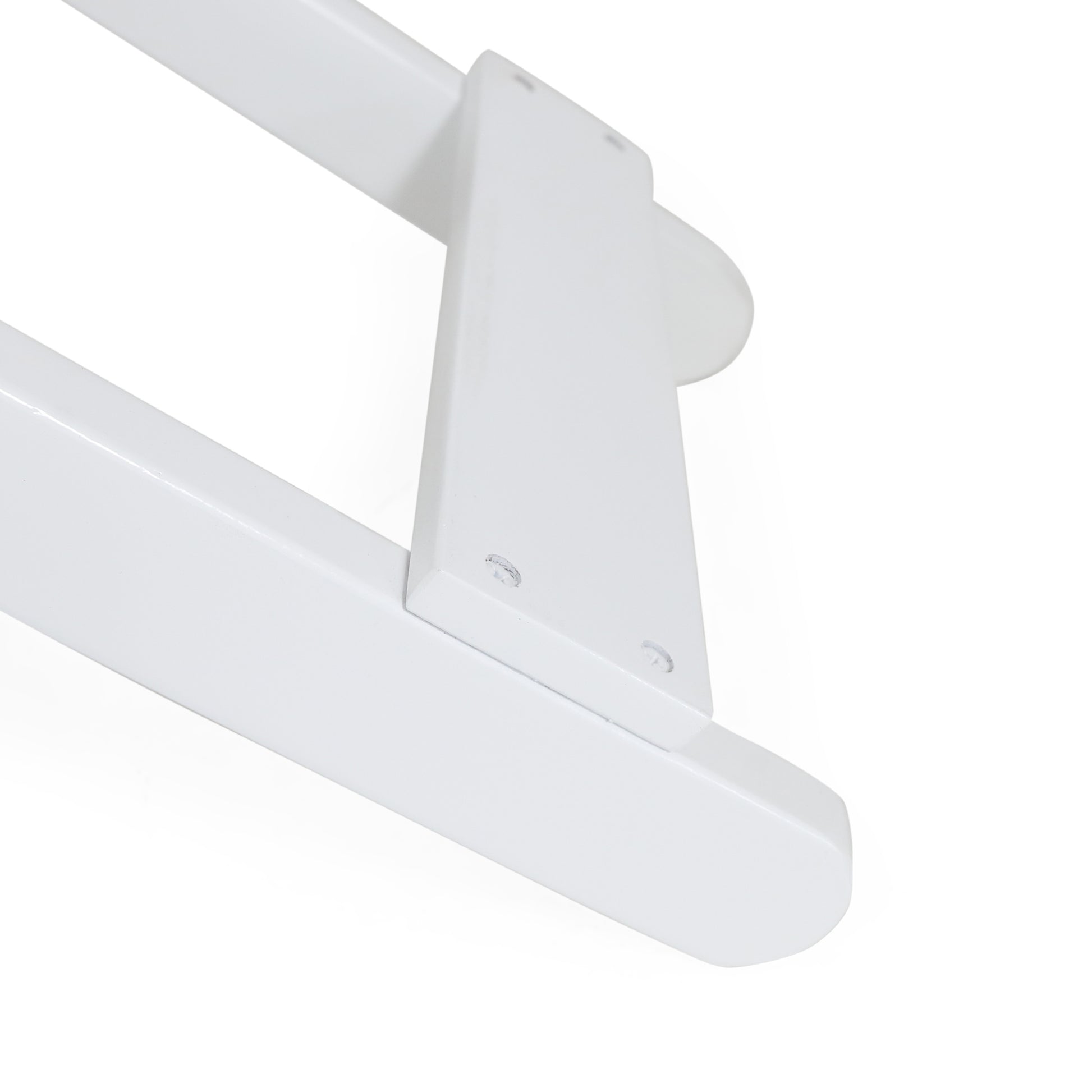 Outdoor Folding Wooden Side Table, White, 15"D X 22.75"W X 18.25"H White Acacia Wood