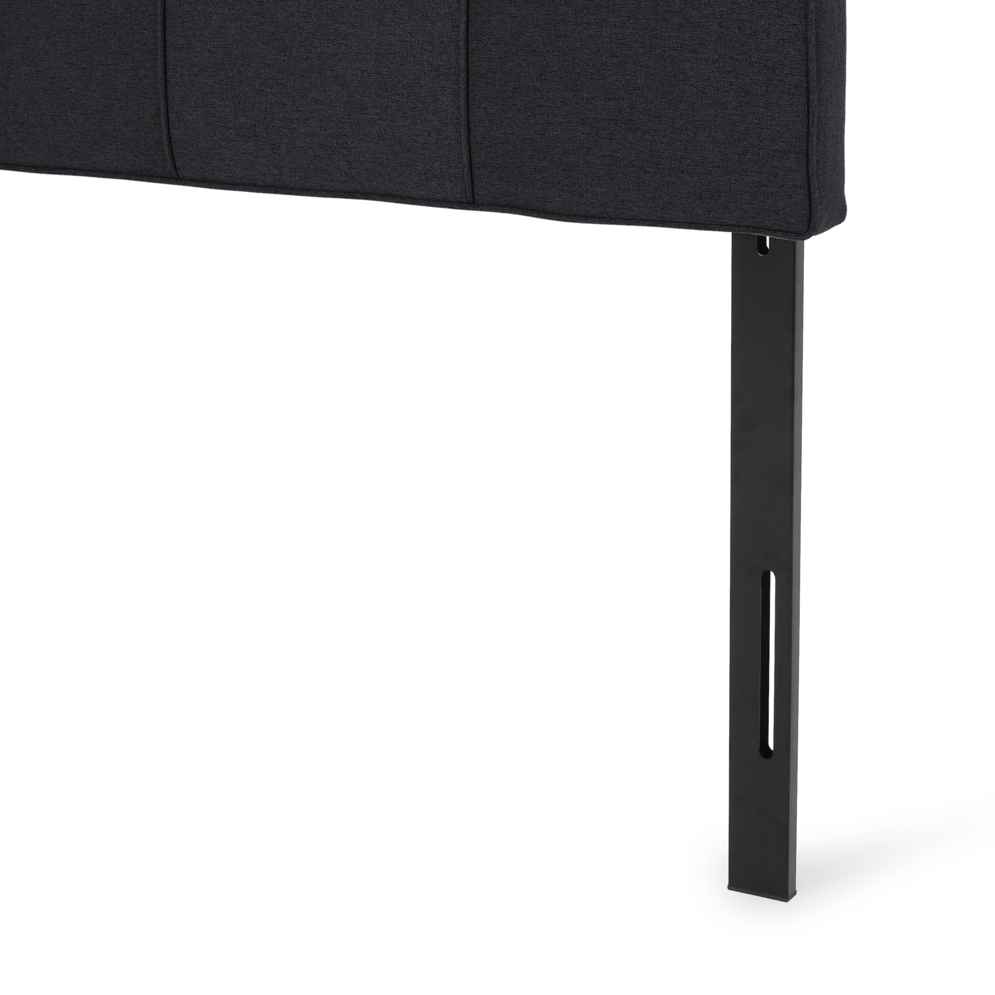 King Cal King Sized Headboard California King Black Fabric