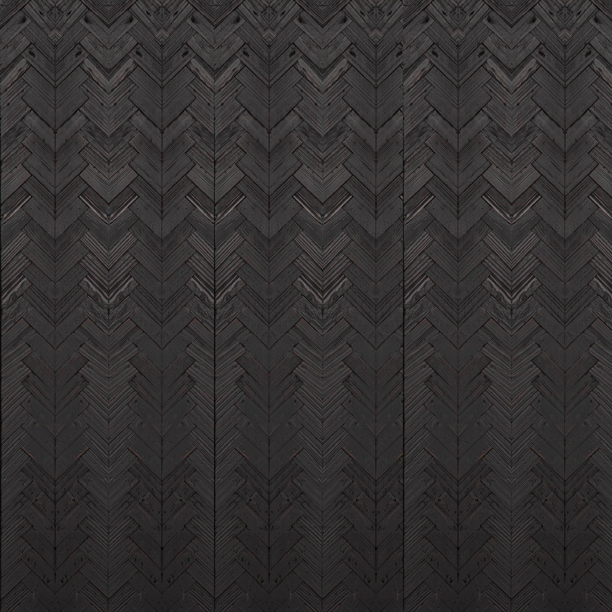 Dessingham Reclaimed Wood Mirror Black Mdf