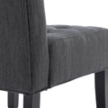 Accent Chair Charcoal Fabric