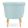 Bordeaux Tuft Chair Light Blue Fabric