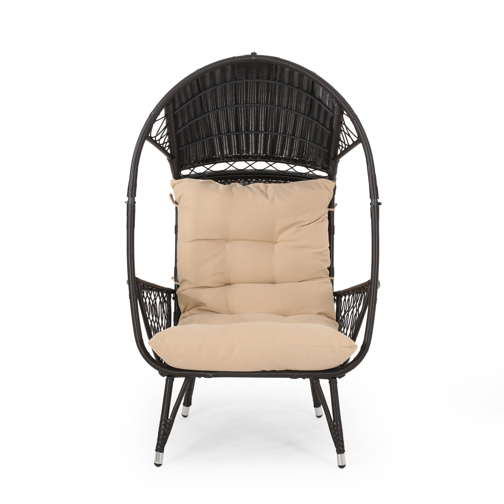 Malia Standing Basket Brown Fabric