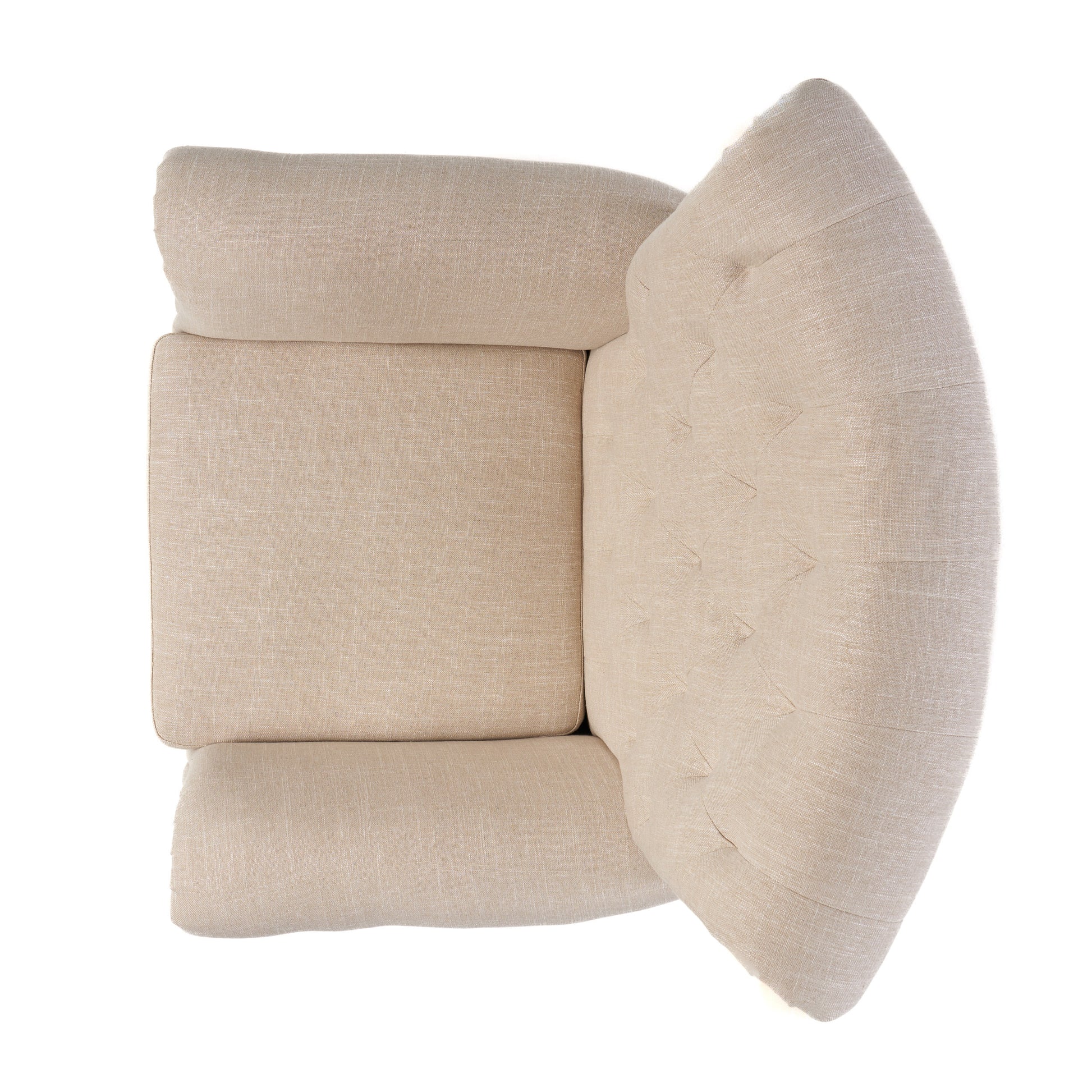 Springfield Tufted Chair Light Beige Fabric