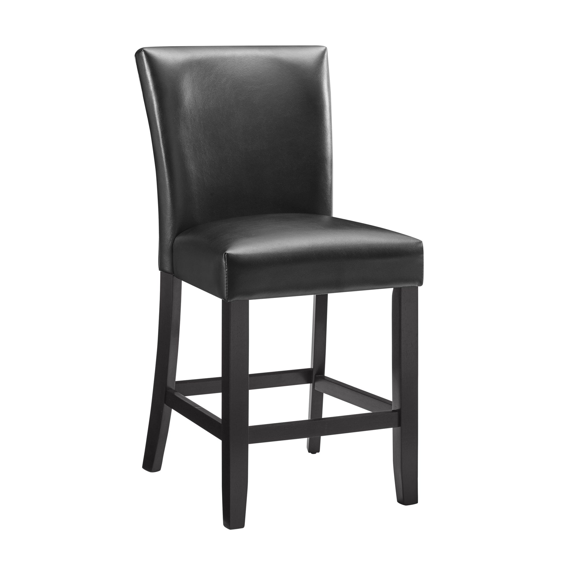 Carrara Counter Chair Set Of 2 Black Black Wood