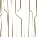 End Table Champagne Iron