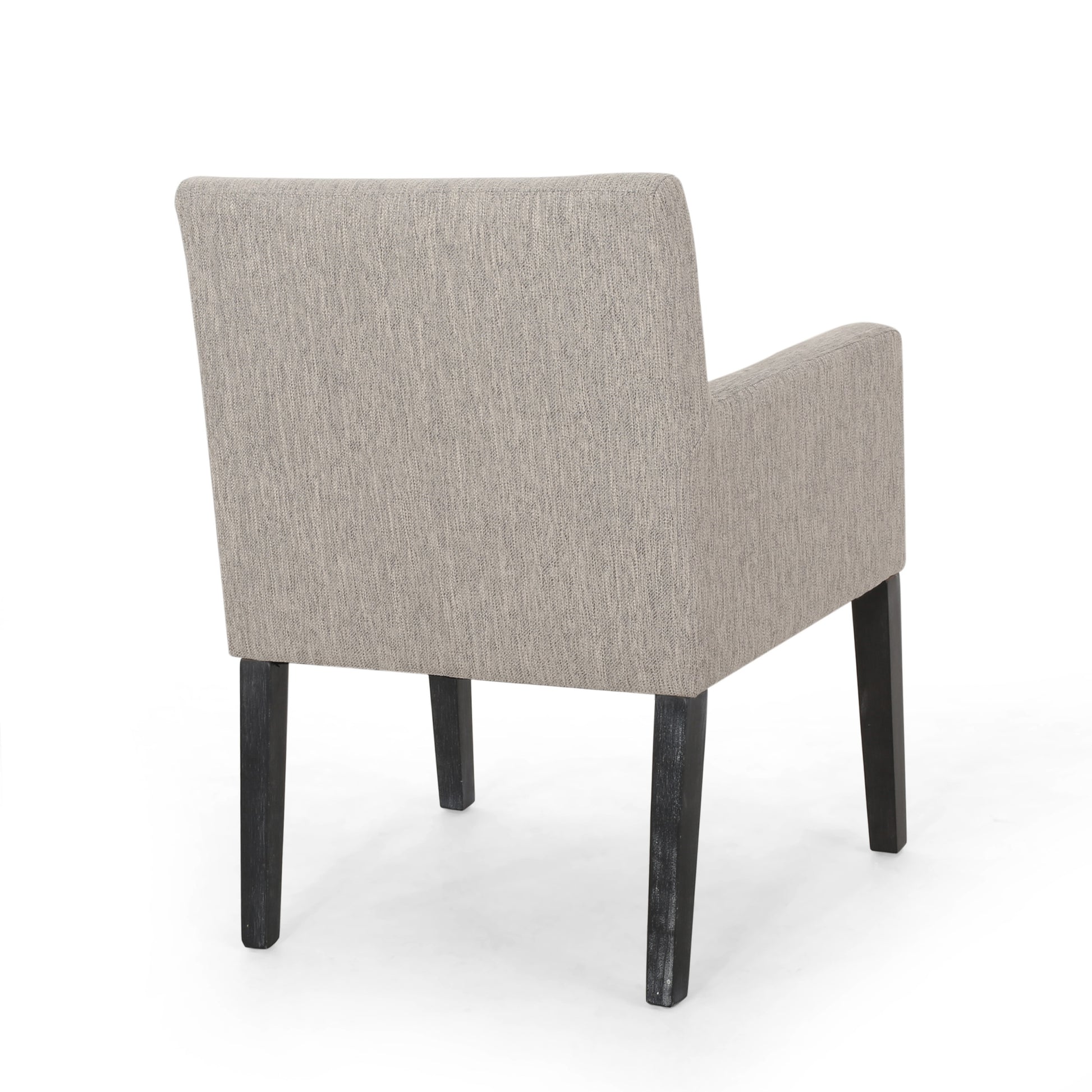 Arm Chair Light Grey Fabric