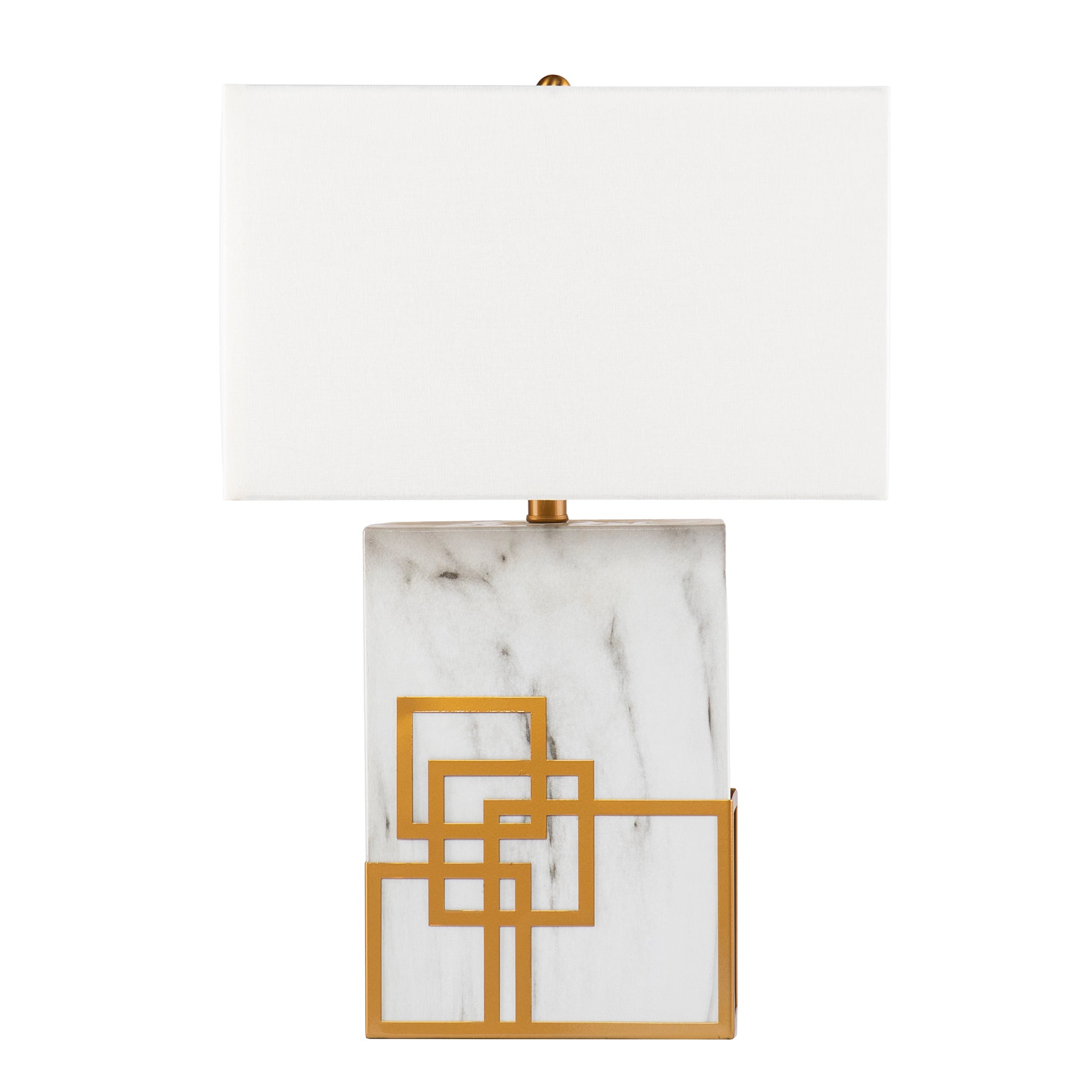 Loyden Table Lamp White Iron