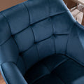 Trevilly Upholstered Accent Chair Blue Velvet