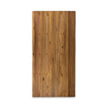 Zion Industrial Wood And Metal Rectangular Dining Table Teak Wood